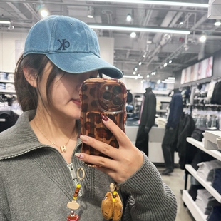 Calvin Klein/CK 刺绣LOGO休闲帽子遮阳帽鸭舌帽棒球帽牛仔布男女