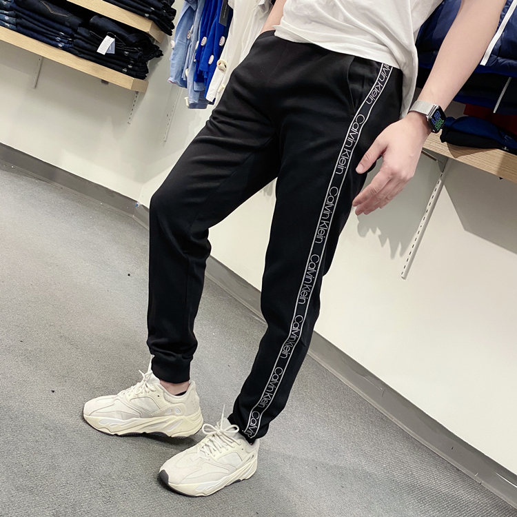 CK潮流百搭小脚串标长裤卫裤