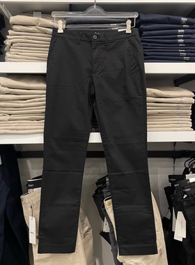 CK/Calvin Klein 男士春夏修身直筒透气弹力薄款休闲裤CHINO长裤