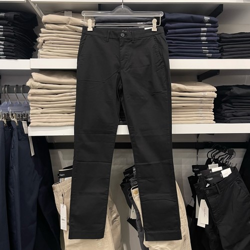 CK修身直筒弹力透气休闲裤长裤