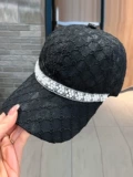 Летняя бейсболка, модная тонкая шапка из жемчуга, кепка, дышащая солнцезащитная шляпа