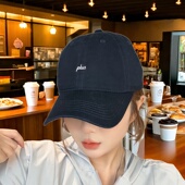 韩版 棒球帽男女款 刺绣字母休闲百搭鸭舌帽时尚 新款 显脸小 2025夏季