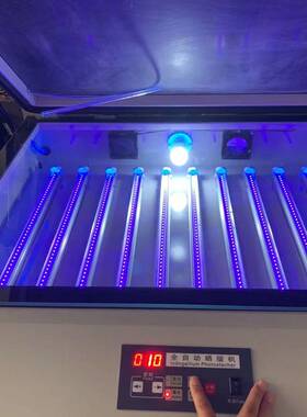 LED紫外线晒版曝光制版机丝网印刷设备吸气泵真空制版设备台式