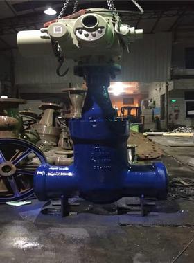 Z960Y-250C 电动焊接闸阀 电站闸阀 耐高温电动气体闸阀 DN125