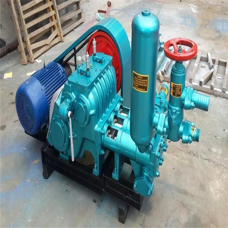 BW250泥浆泵生产厂家注浆机价格卧式三缸往复单作用活塞泵配件