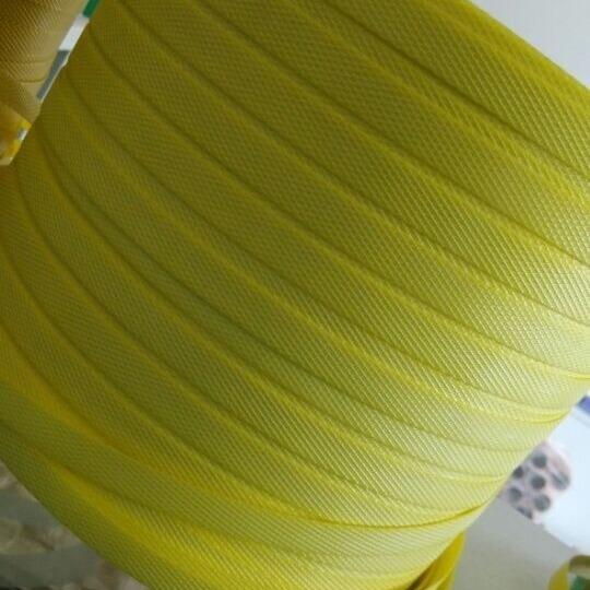 黄色自动材料带可印字pp胶带透明塑料带食品五金全自动蓝色打包带