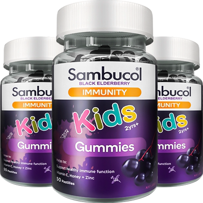 澳洲sambucol黑接骨木莓软糖*3
