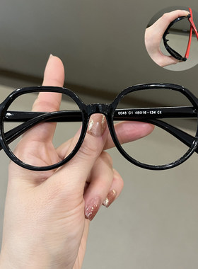儿童硅胶眼镜框男童可爱潮时尚黑色装饰玩具眼镜框女童无镜片软腿