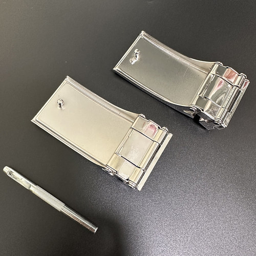 男士合金平滑扣扣眼头打孔腰带头