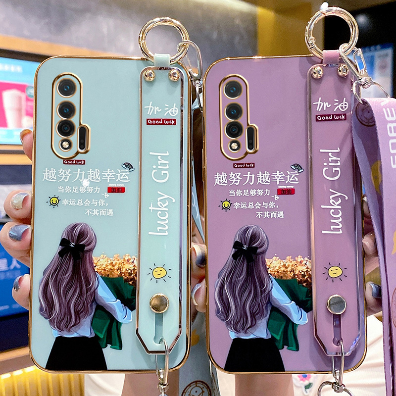 华为nova6捧花女孩送斜挎绳