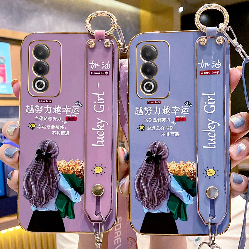 适用oppoA3x手机壳oppo腕带A3x保护硅胶套5G可背斜挎挂绳PKD130全包opa防摔0pp0软oppopkd女oppa创意x5g新款