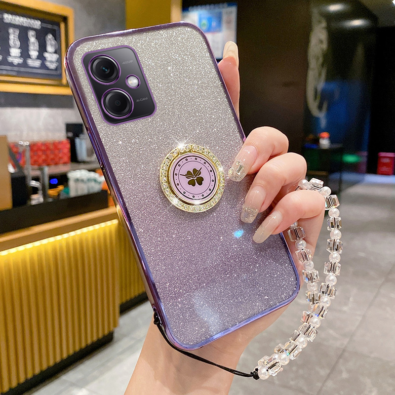 红米note12闪粉水晶手链+支架