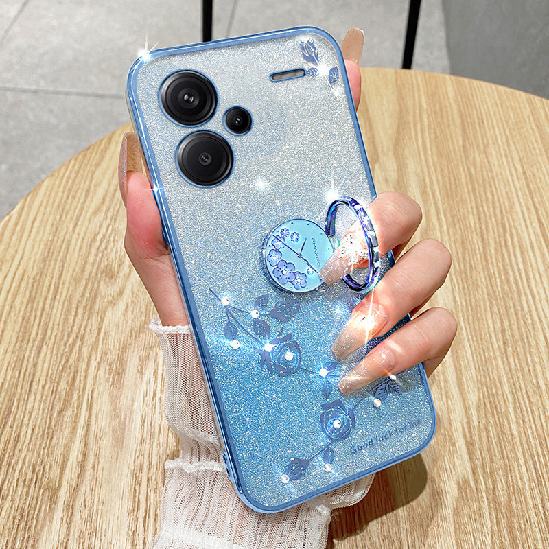 红米note13系列闪粉玫瑰+支架