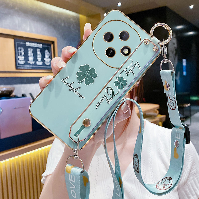 适用oppoA6pro手机壳oppo保护A6pro硅胶套5G全包防摔PLN110高级软壳opa腕带支架opopa女新款小清新简约带挂绳