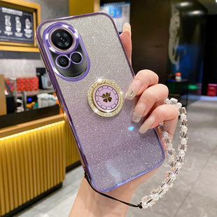 nova12pro保护套nova12ultra高档外壳por高级感渐变透明全包nove12防摔nov女带支架 适用华为nova12手机壳新款