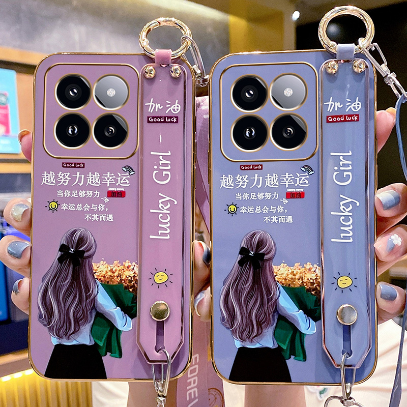 适用小米15T手机壳xiaomi15Tpro保护硅胶套5G全包防摔mi15T腕带支架por软壳15tp女5g新款斜挎挂绳小众高档潮