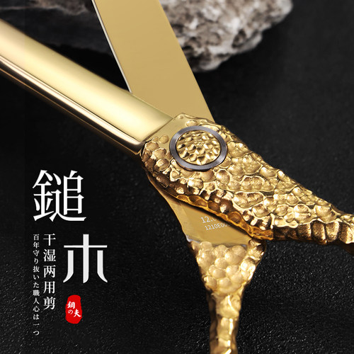 钢夫美发干湿两用平剪