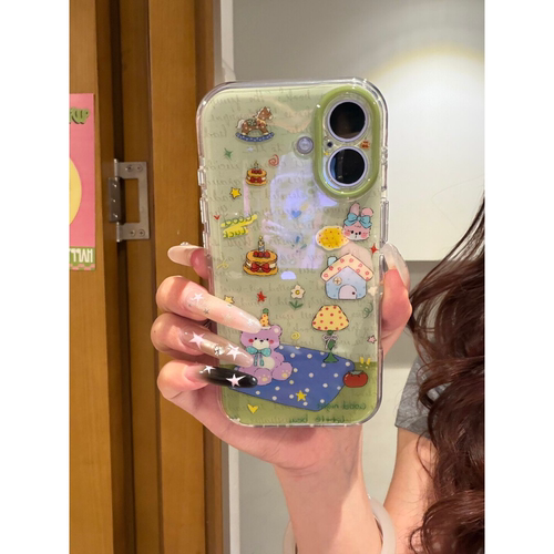 精选优品*韩系ins可爱卡通适用于苹果17promax手机壳iphone16保护套15pro新款max手机套超好看外壳巨好看高级