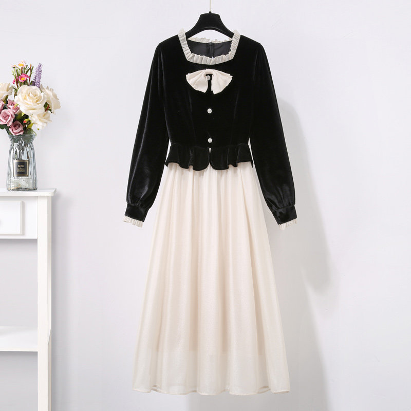 小个子设计感小众连衣裙女装2022年春季新款法式港味复古chic裙子