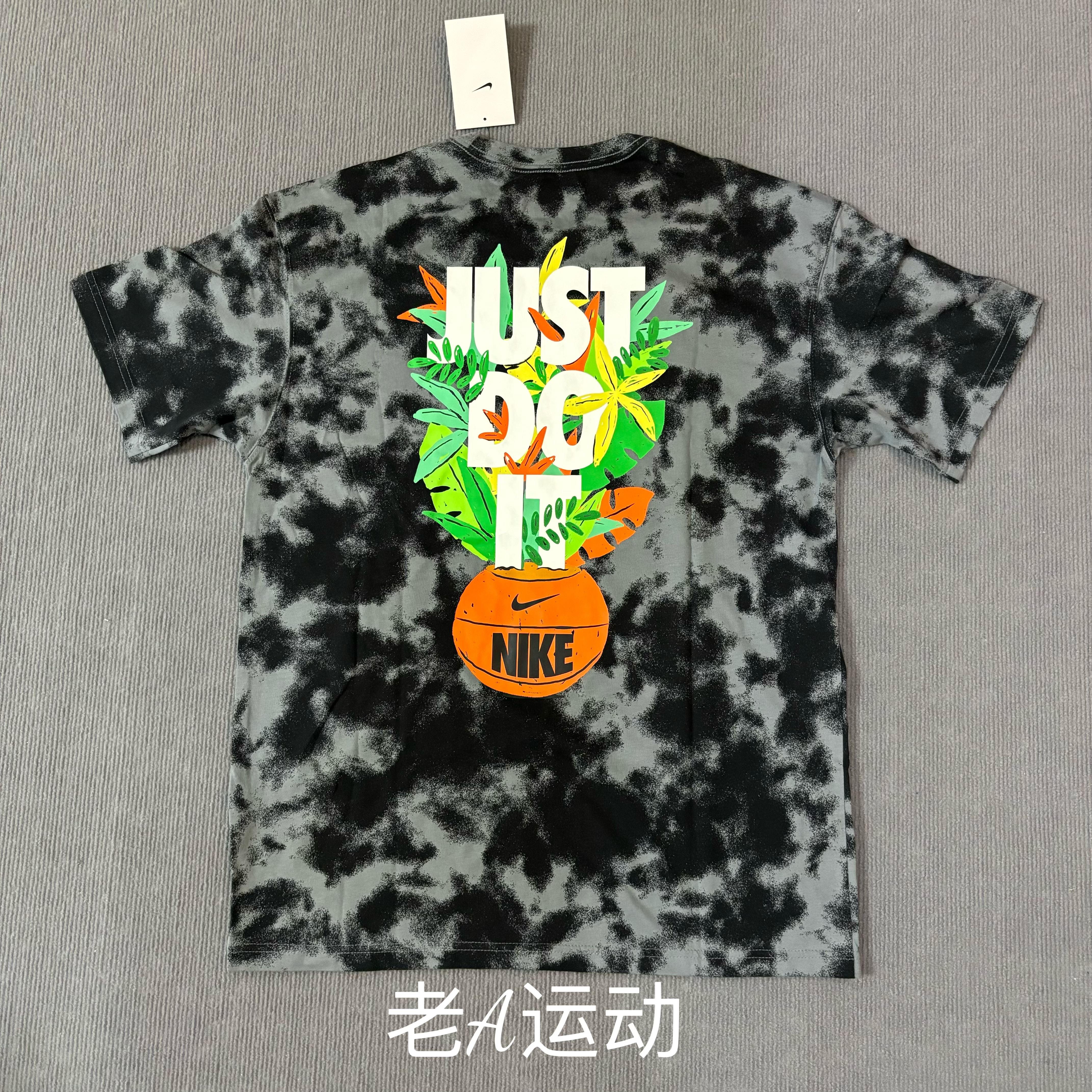 正品Nike/耐克 男子夏季跑步运动休闲透气纯棉圆领短袖T恤 FD0066