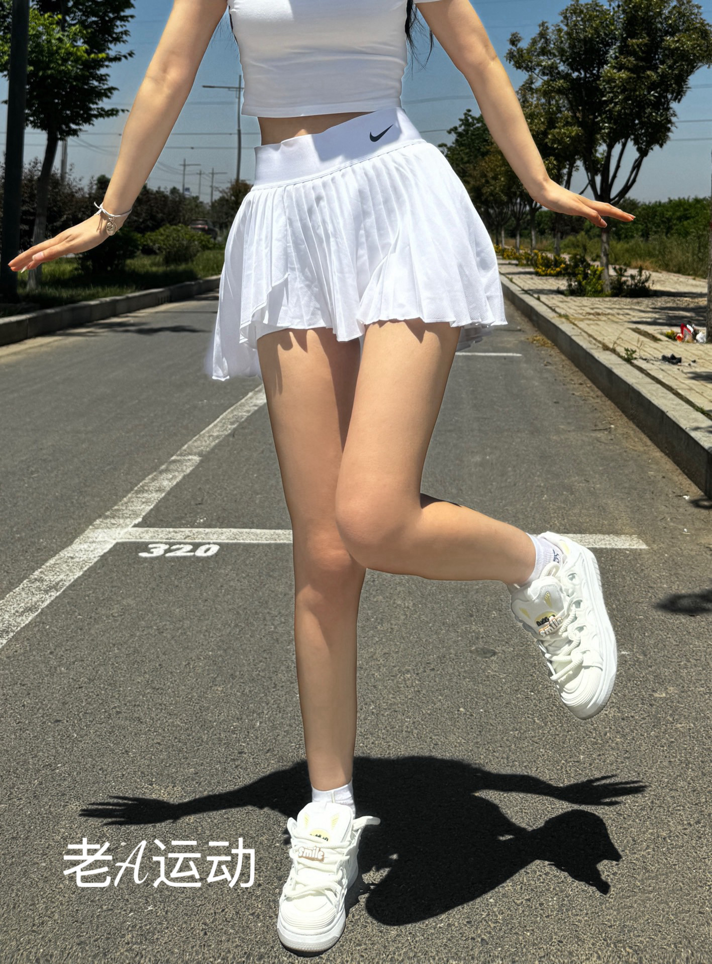 Nike耐克女子网球运动训练防走光二合一速干透气百褶裙短裙DR6850