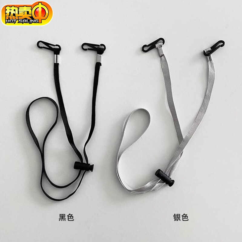 户外帽子专业防风绳渔夫帽防晒帽系带成人儿童草帽礼帽可调节挂绳