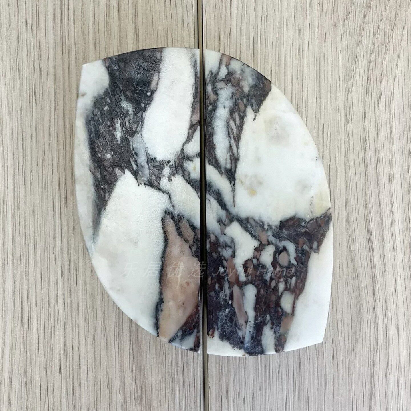 现代轻奢纯天然大理石拉手样板间客厅玄关柜门把手衣橱门把手定制