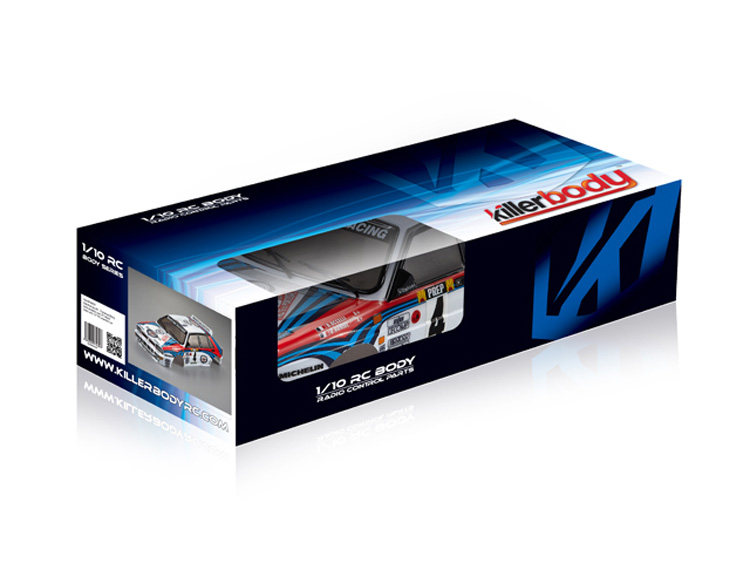 KB LANCIA DELTA HF INTEGRALE 1|10 랠리|드리프트 PTG2 완성 바디 쉘 195MM