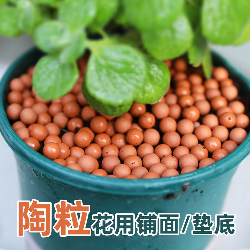 大号陶粒水培植物花用垫底铺面石鱼缸造景多肉养花专用种花批发