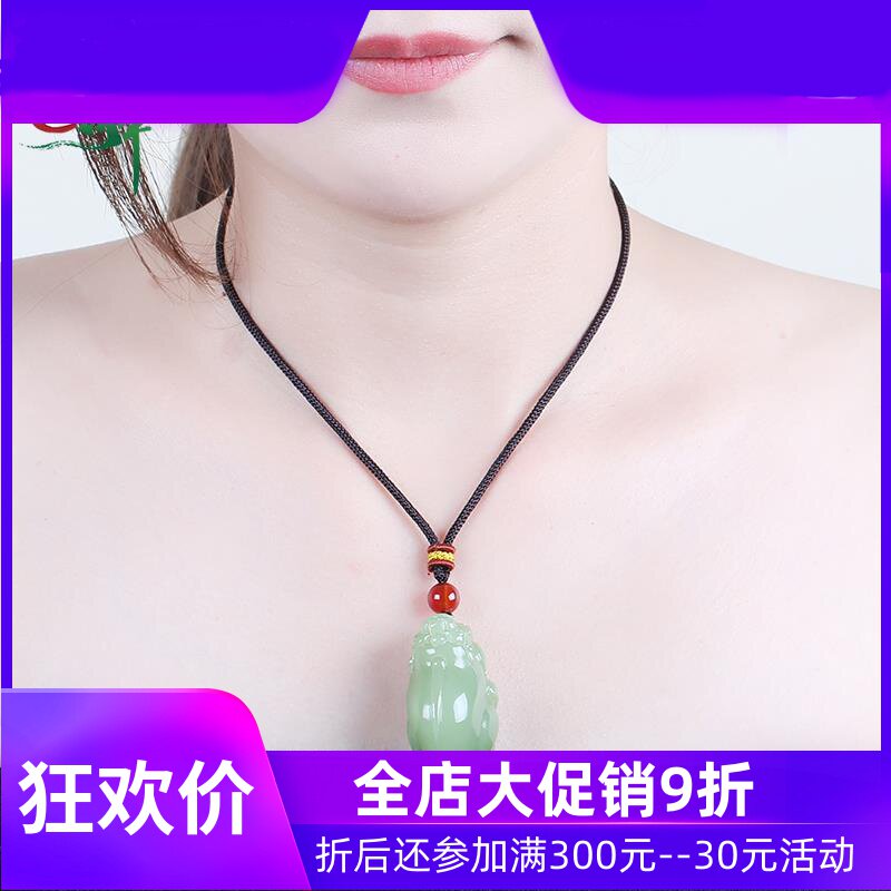 和田玉黄口料貔貅吊坠男女款招财皮休挂件新疆天然玉石皮丘yzf