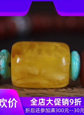 【原创臻品】藏传老玛瑙手串 108颗佛珠念珠 西藏天珠手链藏品qbt