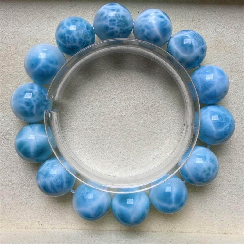 天然水晶多米尼海纹石手链手串16mm天空蓝龟背满纹拉利玛无优化速,饰品/流行首饰/时尚饰品新,手饰/手串,淘宝优惠券,粉丝福利购,淘宝优惠卷