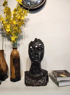 铸铁美式大厅艺术雕塑摆件