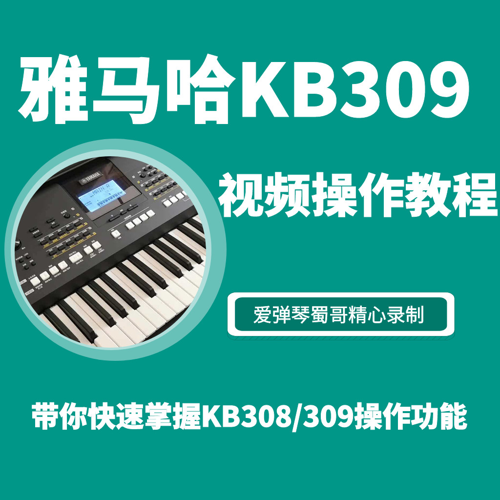 雅马哈KB309 KB308 KB209 KB208电子琴操作功能视频教程 乐器/吉他/钢琴/配件 电子琴 原图主图