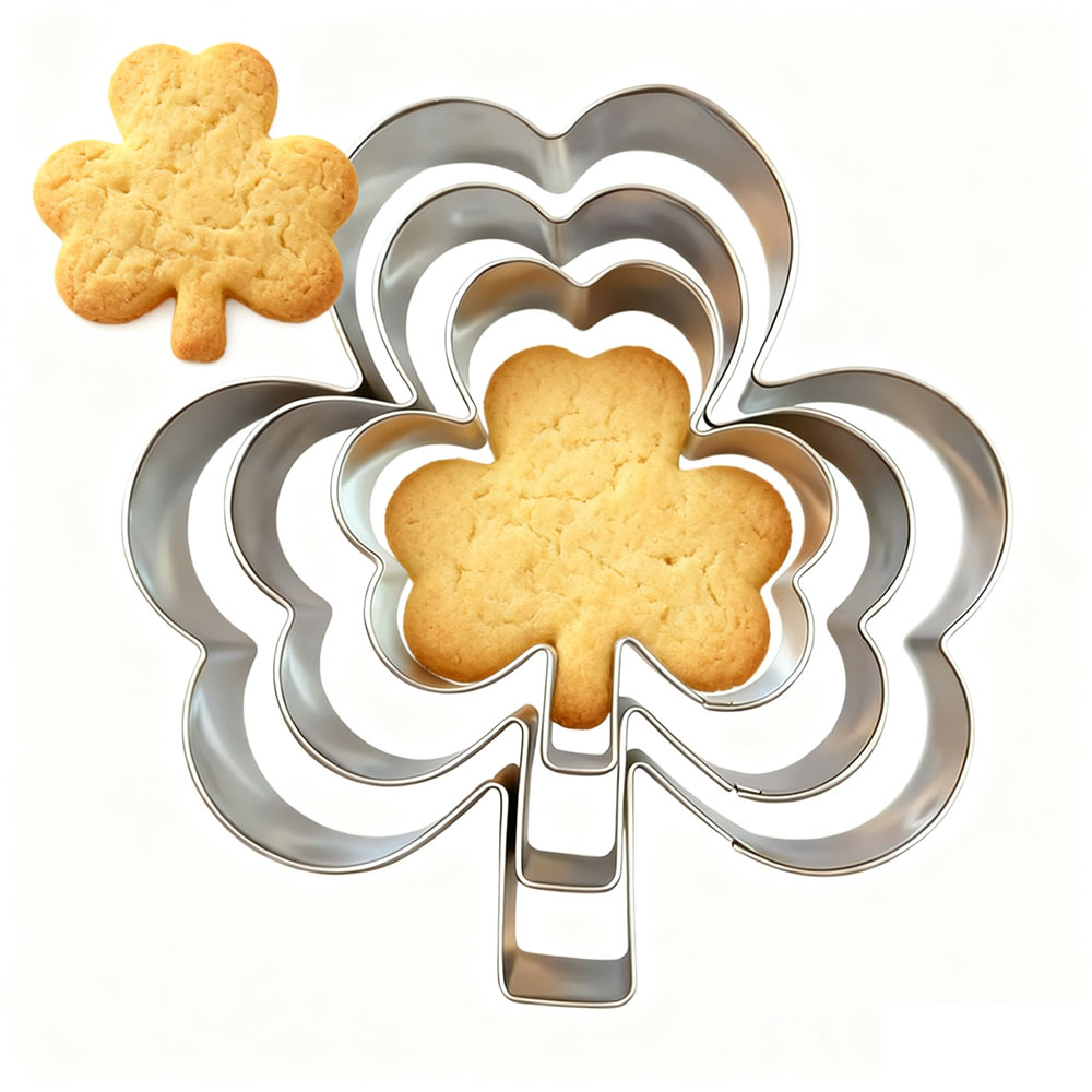 梅花瓣花饼干切模件套不
