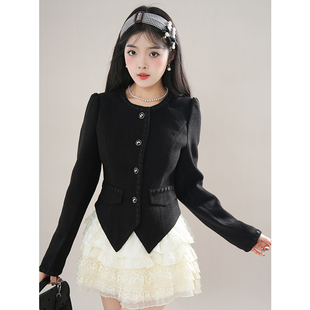 外套蛋糕裙千金套装 小香风气质小众设计感显瘦长袖 冬装 绯闻女主