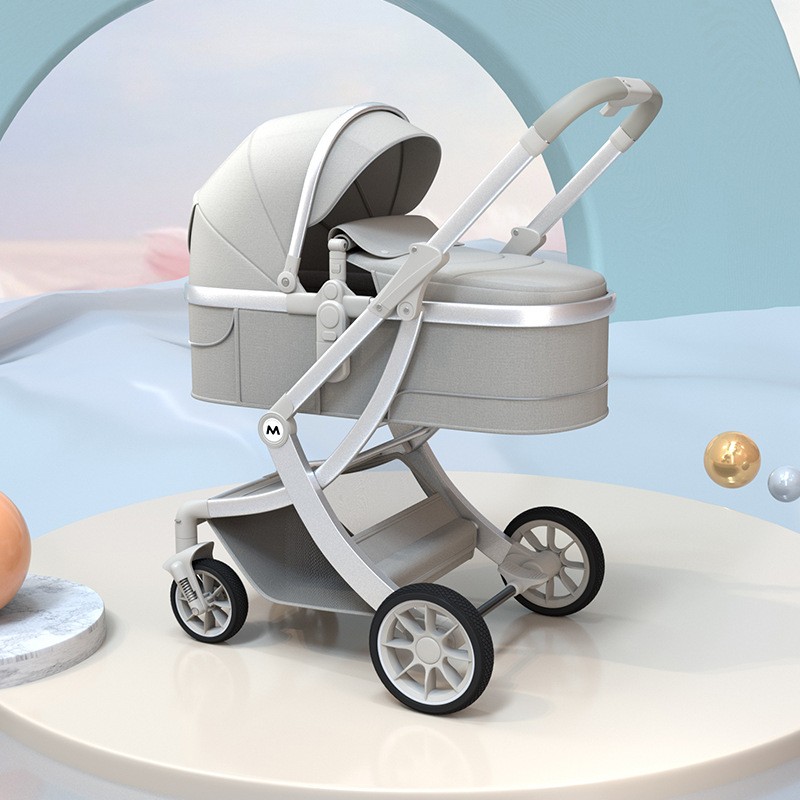 婴儿推车可坐可躺折叠简易