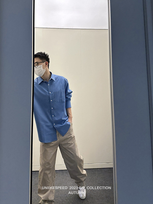 uniike油腻客翻领长袖