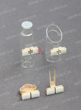 绣眼鸟笼鸟具玻璃食杯玻璃水瓶三丝竹明镶牛骨贴片竹果叉虫盒