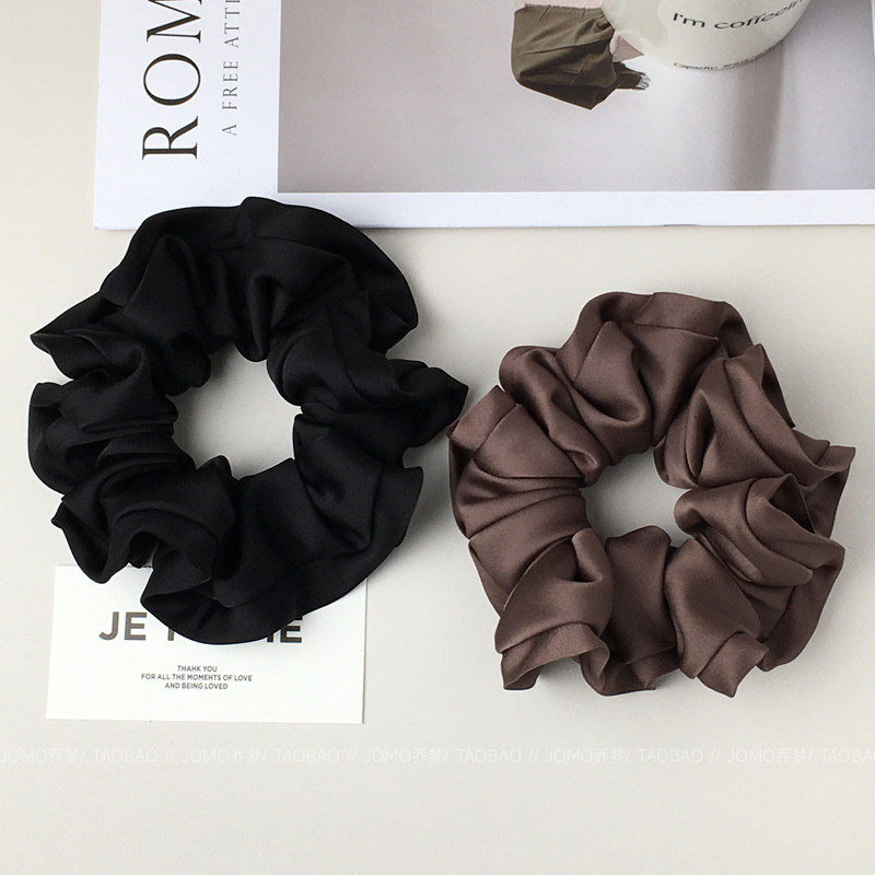 大肠发圈女2025新款韩系高级感轻奢气质头花头绳丸子头马尾扎头发,饰品/流行首饰/时尚饰品新,发饰,淘宝优惠券,粉丝福利购,淘宝优惠卷