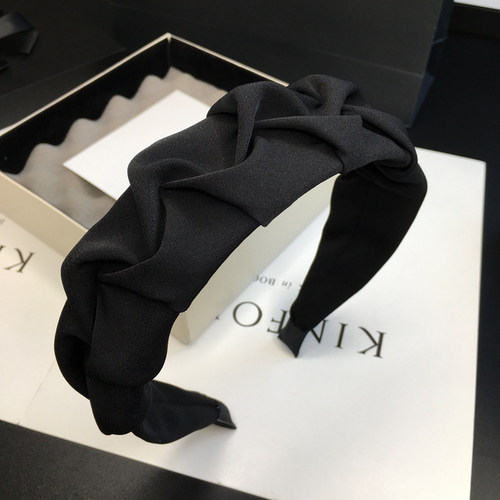 发箍布艺日韩褶皱头箍