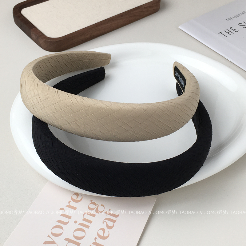 简约百搭韩系海绵发箍高颅顶发卡