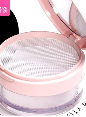 10Y散粉盒BE1sq801-易上手弹力网便携带镜干粉空盒翻盖网粉扑收纳