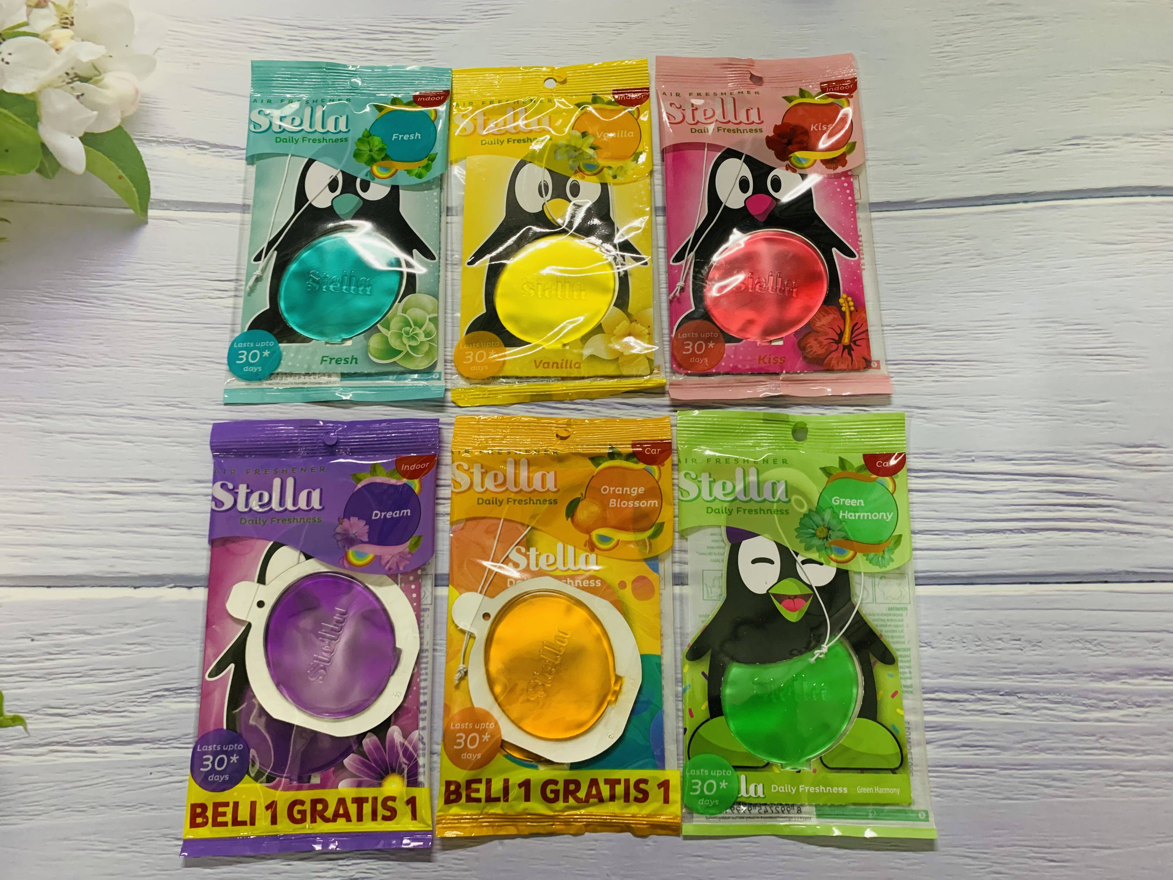 印尼正品Stella汽车香薰汽车香水室内卧室空气清新剂衣物留香7ml