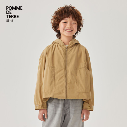 休闲连帽长袖夹克pomme蓬马