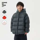95鹅绒新款 蓬马大童羽绒服保暖25冬装 男女儿童pomme terre
