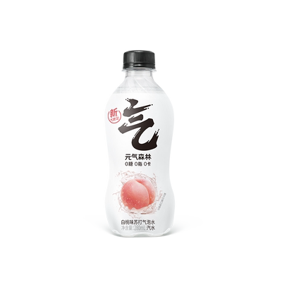 元气森林白桃味气泡水280mL*24瓶