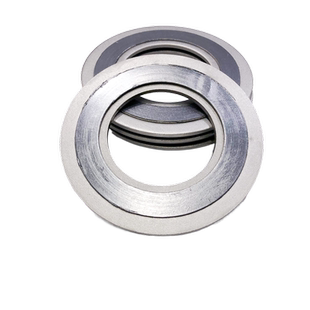 美标D型304内外环不锈钢金属缠绕垫片石墨垫高温高压法兰密封垫