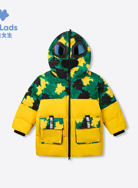 男生女生男小童迷彩趣味羽绒服NCYAJ43189A