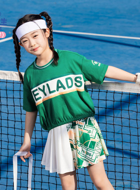 男生女生童装女童短袖夏季儿童百搭半袖夏装大童上衣夏季休闲T恤